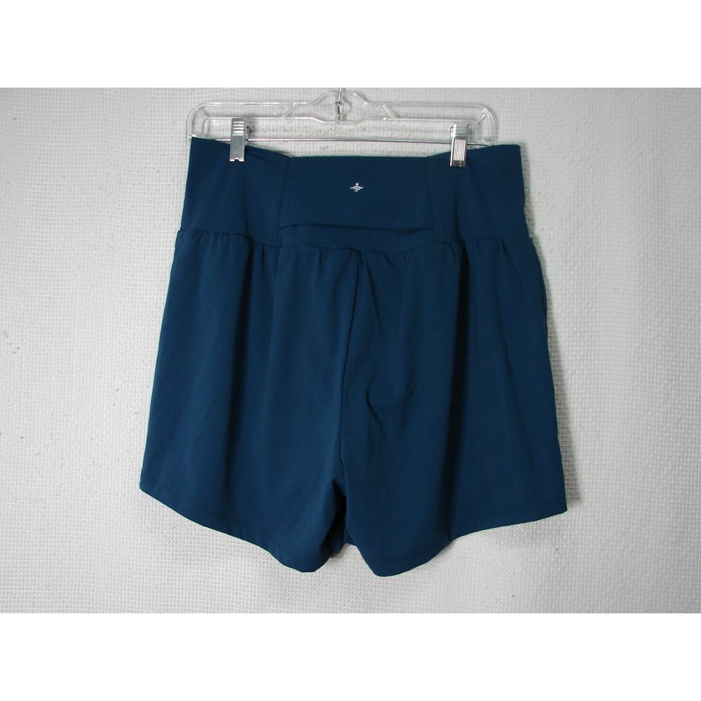 New Halara SoftlyZero Airy Crossover High Waisted Yoga Lined Shorts 5" Size L - Picture 2 of 9